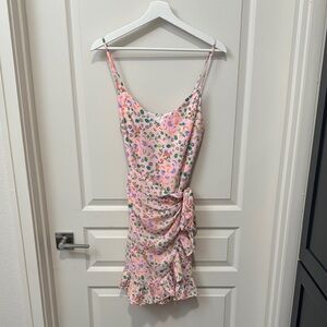 Lilly Pulitzer Pink and Green Mini Dress